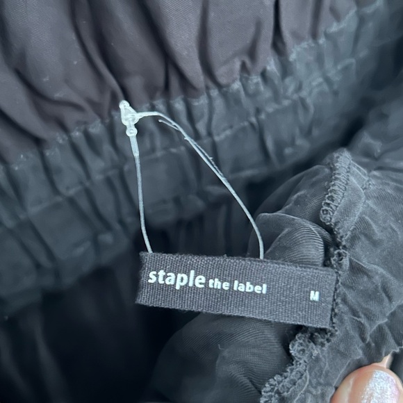 Staple The Label Monique Twist Back Dress Black - Picture 6 of 7